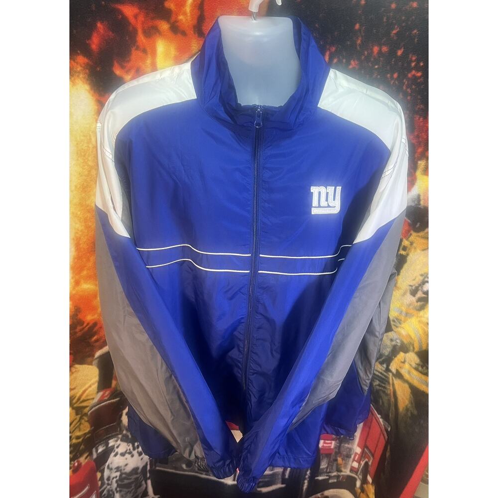 Dunbrooke NFL Mens New York Giants Football Windbreaker XXLarge Apparel Jacket